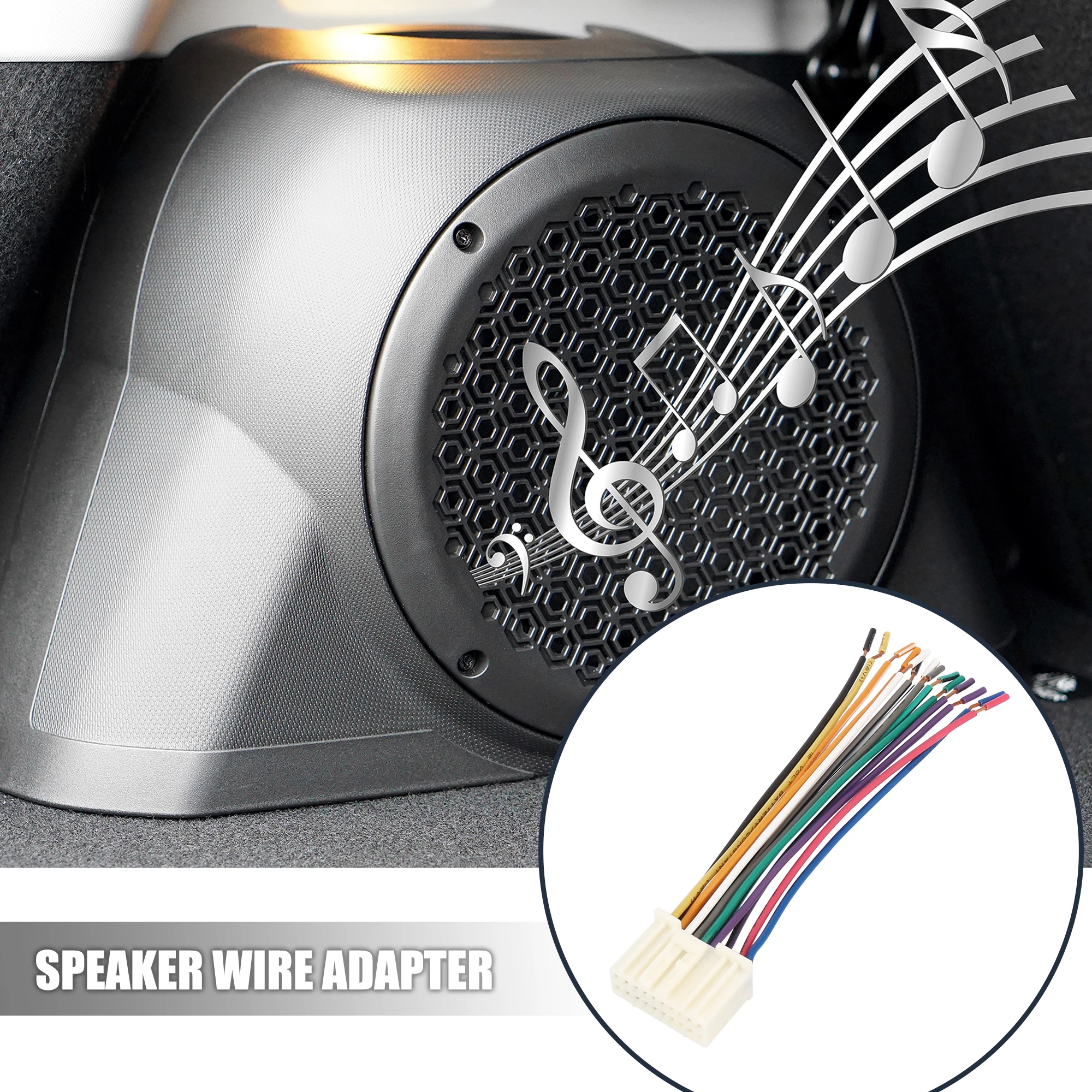 

X Autohaux Auto Car Stereo CD Player Wiring Harness Wire Radio Adapter Install Plug 71-1721 for Honda Accord 2003-2009