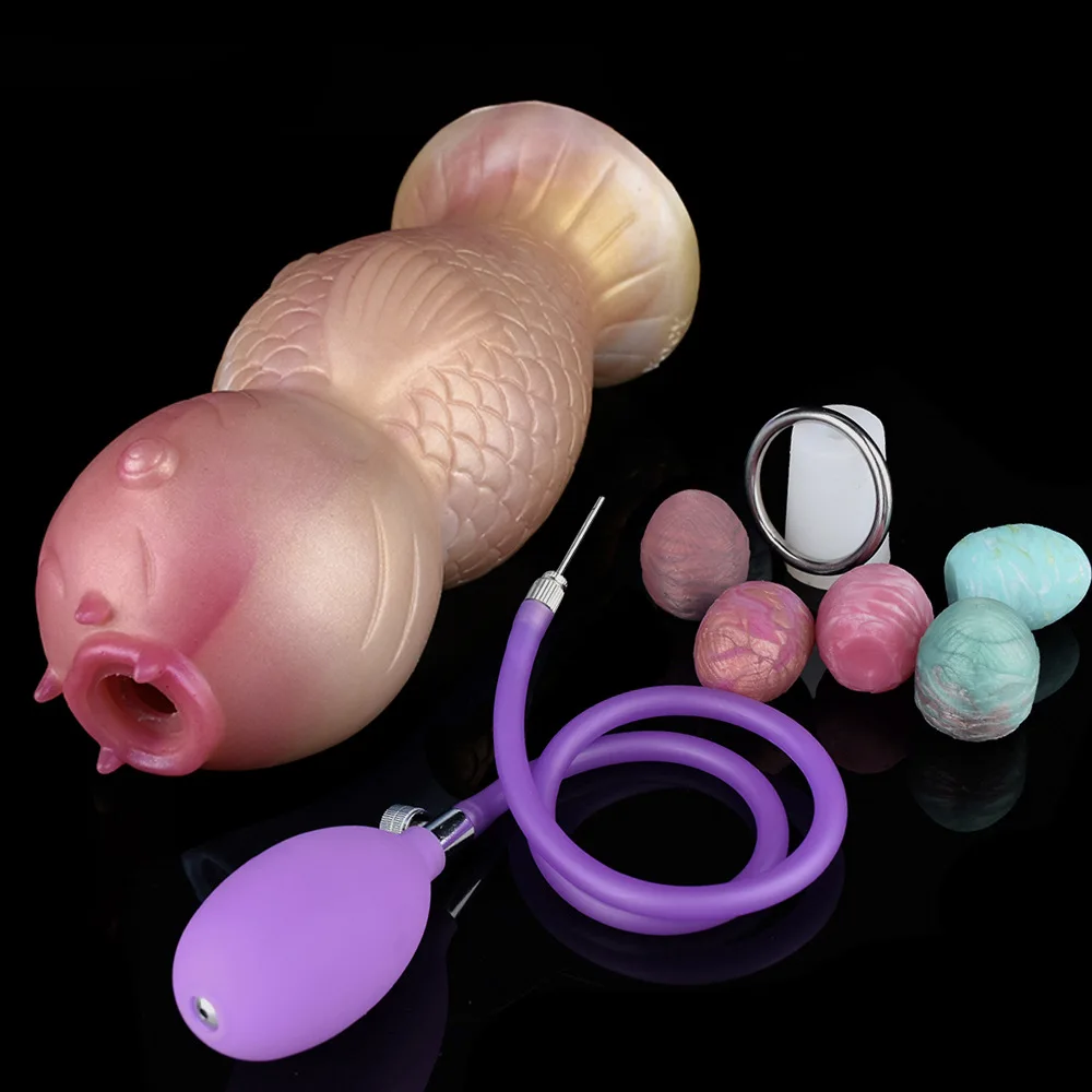 New Spitting Bead Ovipositor Egg-Laying Device Silicone Anal Plug Dildo Anal  Plug Prostate Massage Sex Toy Couples Adult Product - AliExpress