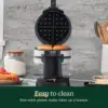 WAF-F40 Double Flip Belgian Waffle Maker, 1400 watts, New Black/Stainless 4