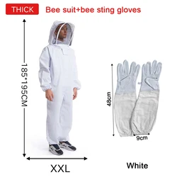 Premium Full-Body Beekeeping Suit with Protective Veil - Unisex Children’s Edition (XXL with gloves)