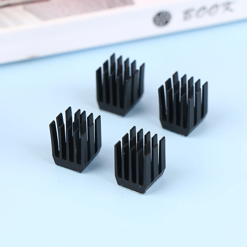 3D 프린터 부품 블루 스텝퍼 모터 드라이버 모듈 방열판, 접착제 냉각 블록 방열판, A4988 드라이브용, 4 개