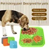 3Pcs Silicone Dog Licking Mats Set with Suction Cups-Slow Feeder Pet Placemats for Healthy Eating,Dog Feeders Supplies 2
