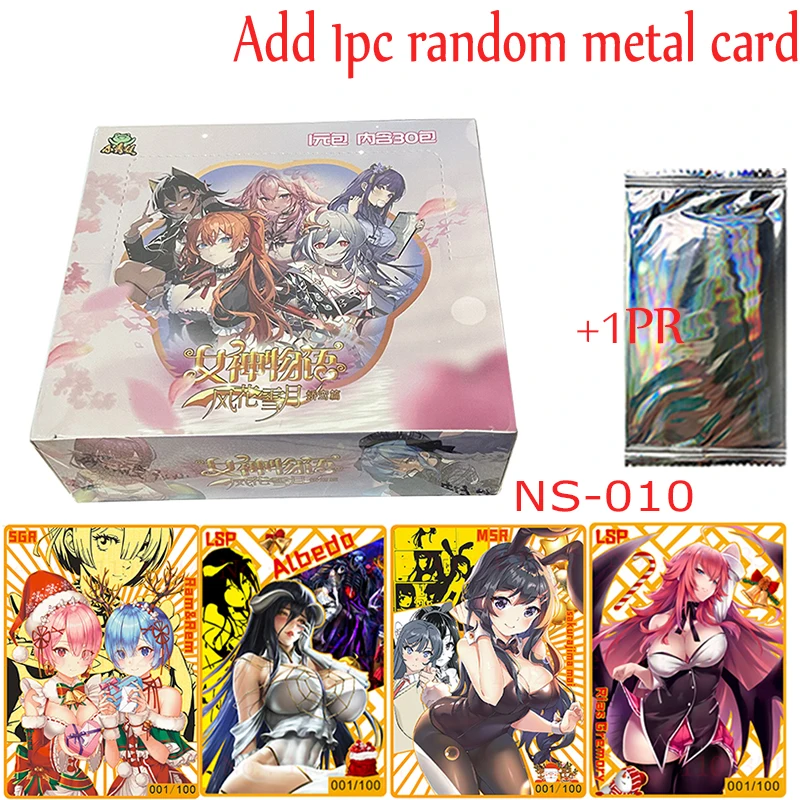 

Goddess Story Collection SCR SER Cards NS-10 Booster Box Tcg Girl Party Swimsuit Bikini Feast Anime Game Christmas Toys Gift