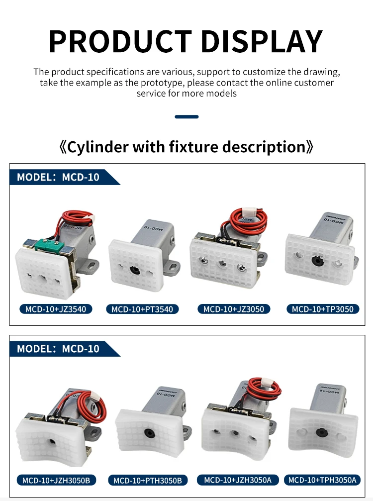 S3e53ee706fdb4d17904c63ee7a0e44b3F Manipulator Parts For MCD Series Fixture Small Mini Pneumatic Air Cylinder Mallzona