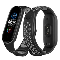 Breathable Strap For Xiaomi Mi Band 3 4 5 6 7 Smart Watch Wrist M3 M4 Bracelet For Xiaomi MiBand 7 6 5 Miband Strap Replacement - Image 2