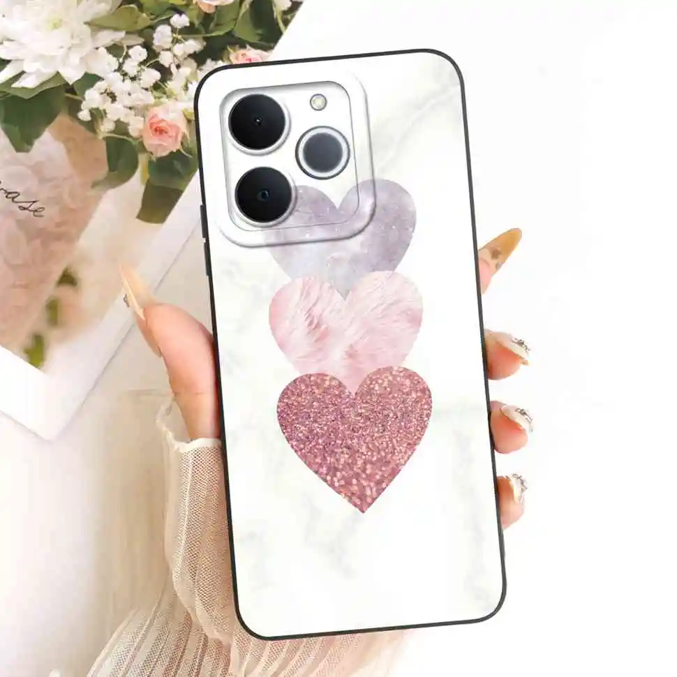 Cat Painted Soft Silicone Phone Case - Stylish Protective Back Cover Shell