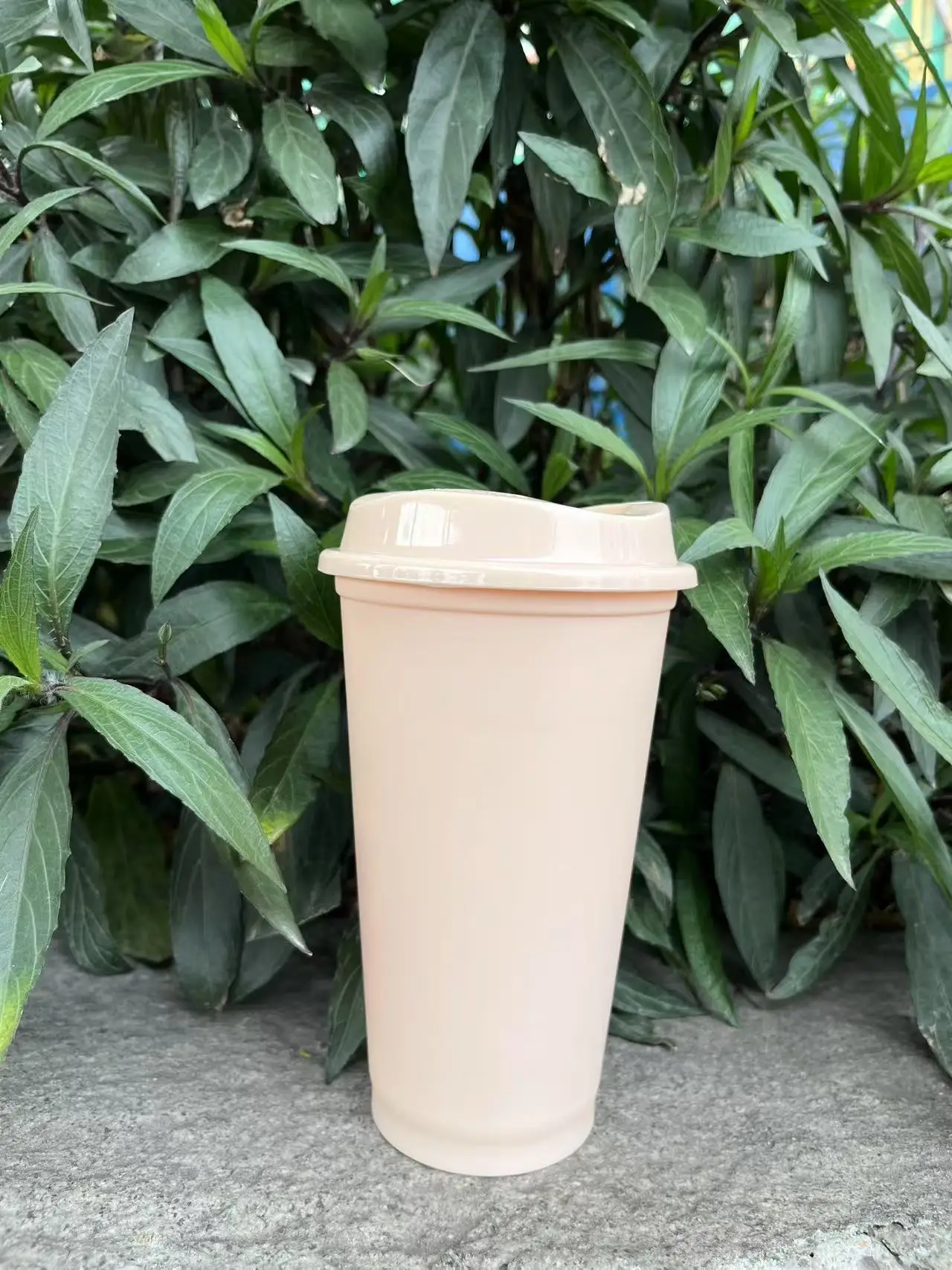 Eco-Friendly Reusable Travel Coffee Mug - BPA-Free Plastic, 16oz Capacity