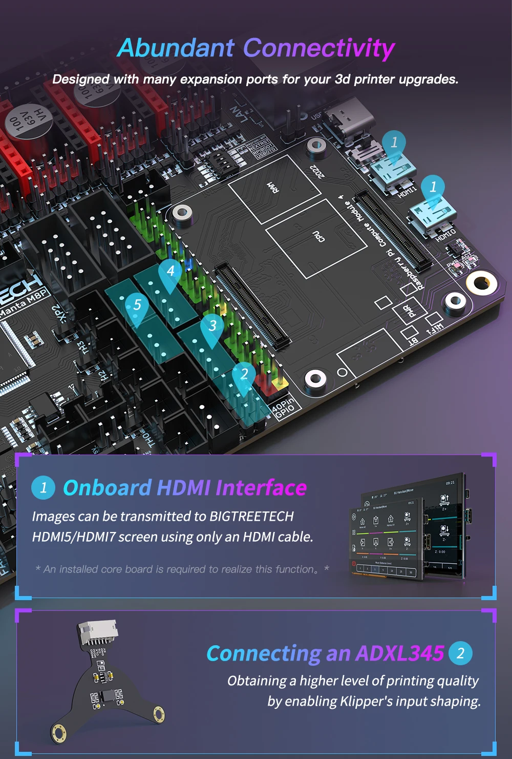 32 bits, TMC2209, CB1, CM4, Klipper, Ender