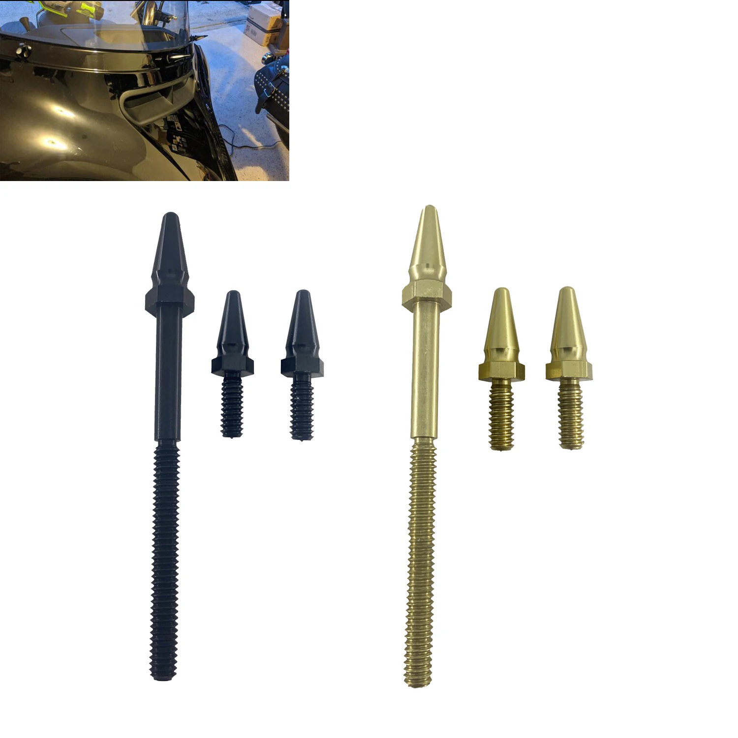 Purchase Black Complete Spike Fairing Bolt Kit For Suzuki GSXR 750 00-03 GSX-R 1000 01-02 In - Foto 12