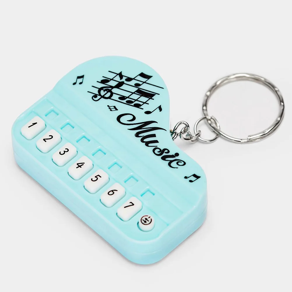 

2 Pcs Key Fob Bag Supply Electronic Organ Keychain Portable Piano Keyboard Pendant