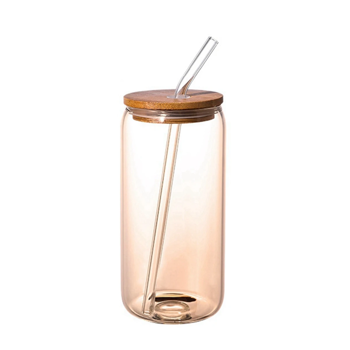 Easton Glass Cup with FSC® Bamboo Lid - 12 oz.