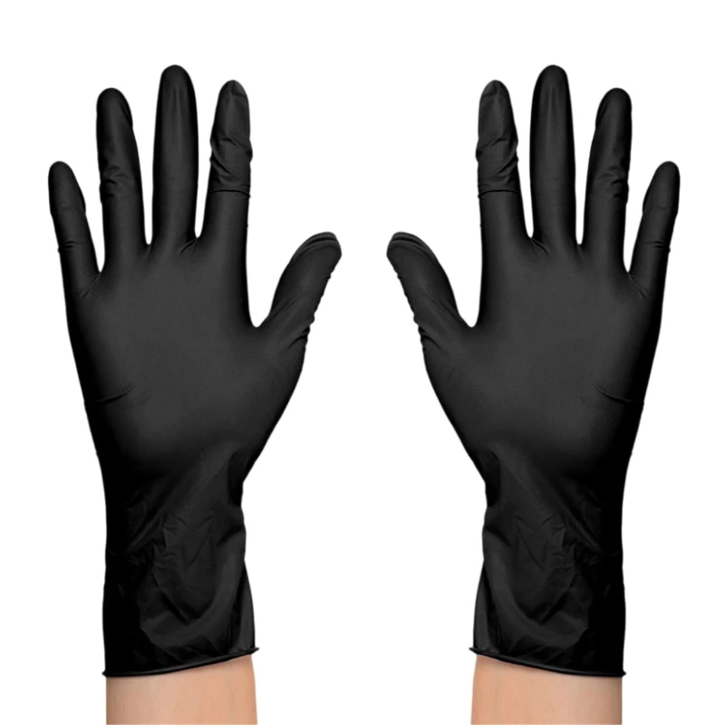 

100pcs Professional Disposable Nitrile Gloves Safe Kitchen Baking Gloves