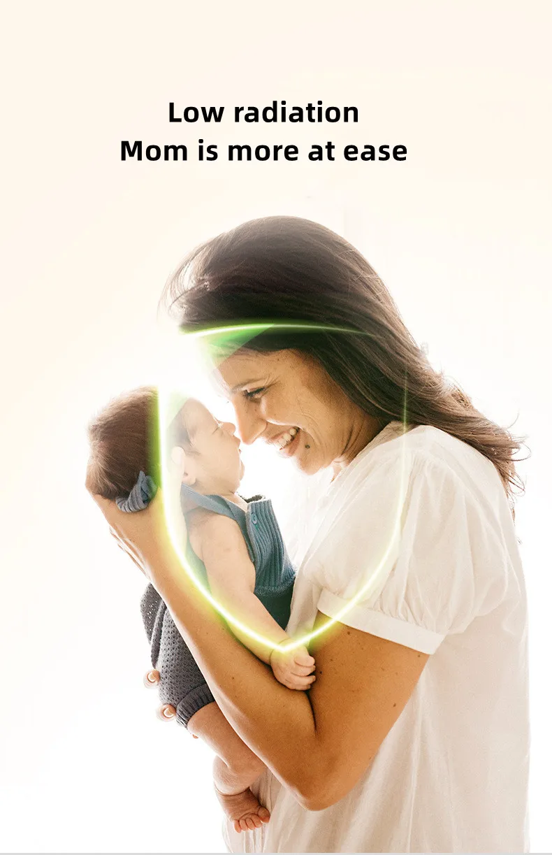 Children's wireless hair dryer, silent, intelligent and constant temperature, co