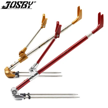 텔레스코픽 낚싯대 브래킷 1.5m/1.7m/2.1m 랙 폴 스탠드 홀더, 조절 가능한 미끄럼 방지 접이식 스테인레스 스틸 낚시 도구