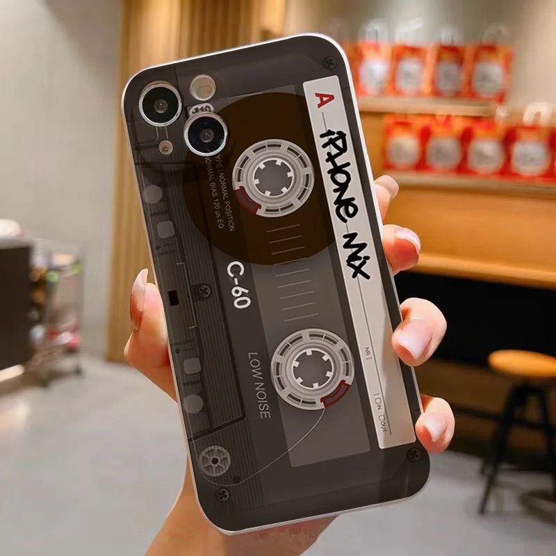 Vintage Radio Design Shockproof Silicone Phone Case - Soft Cover s