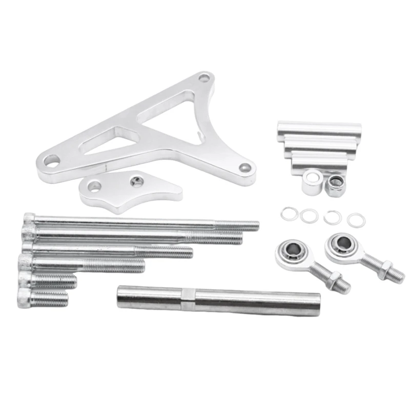 

Aluminum Billet Alternator Bracket Kit For SB Small Block Ford 260 289 302 5.0L V8 Engines 1968-1993 Silver Accessories