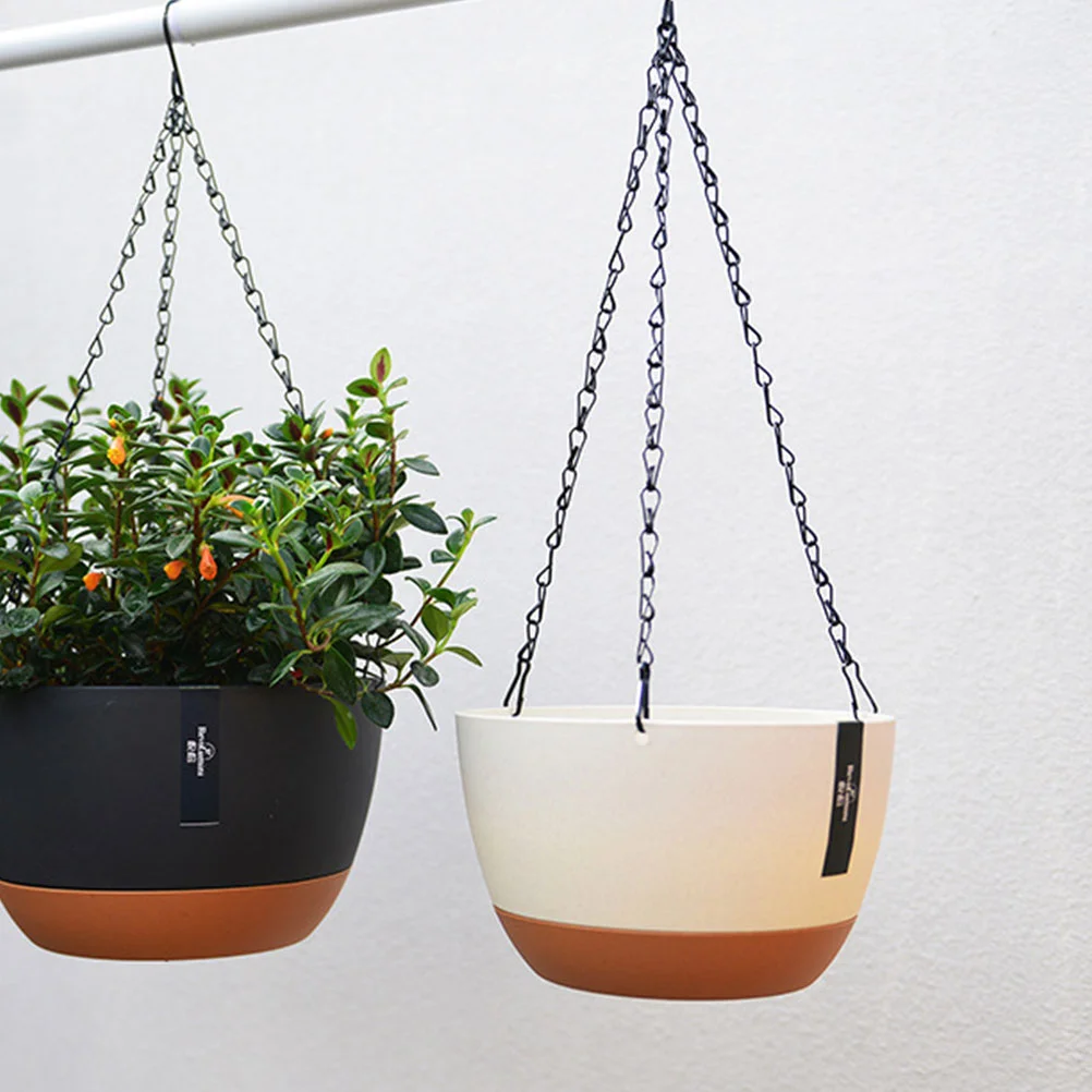 

Hanging Flower Pot Small Baskets Plants Outdoor Planting Container Planter Storage Flowerpot Holder Plant Hangers