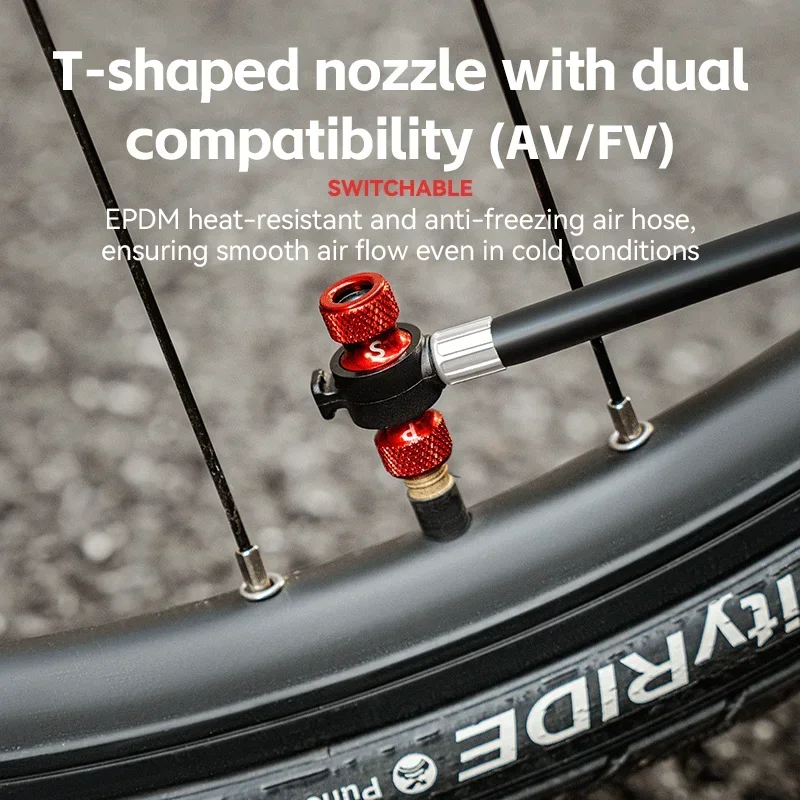 Mini Bomba De Aire Bicicleta ROCKBROS Mini Bomba Elu00e9ctrica