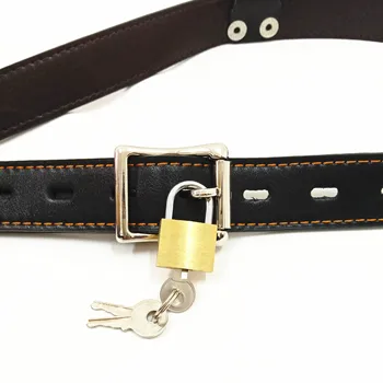 Adjustable PU Leather Chastity Belt With 5 Sizes Stainless Steel Anal Hook Fetish BDSM Bondage Restraints Butt Plugs Sex Toys 5