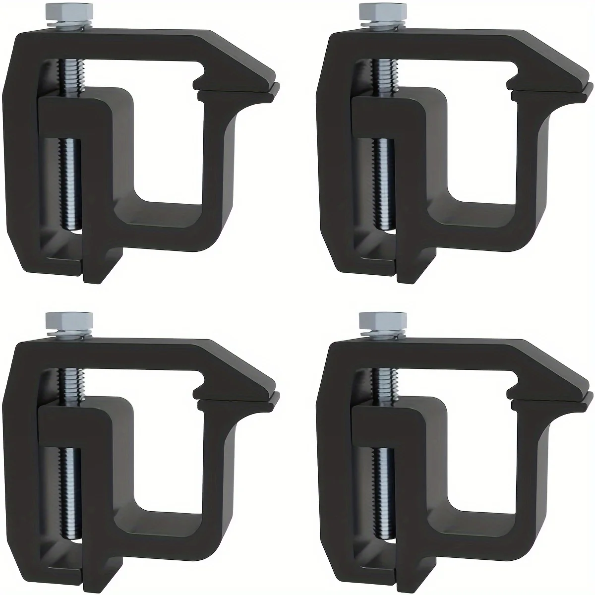 4pcs Tie Downs clamp Tte Lock Truck Cap Topper Camper Shell Mounting Clamps for Pickup Truck Add anchor points