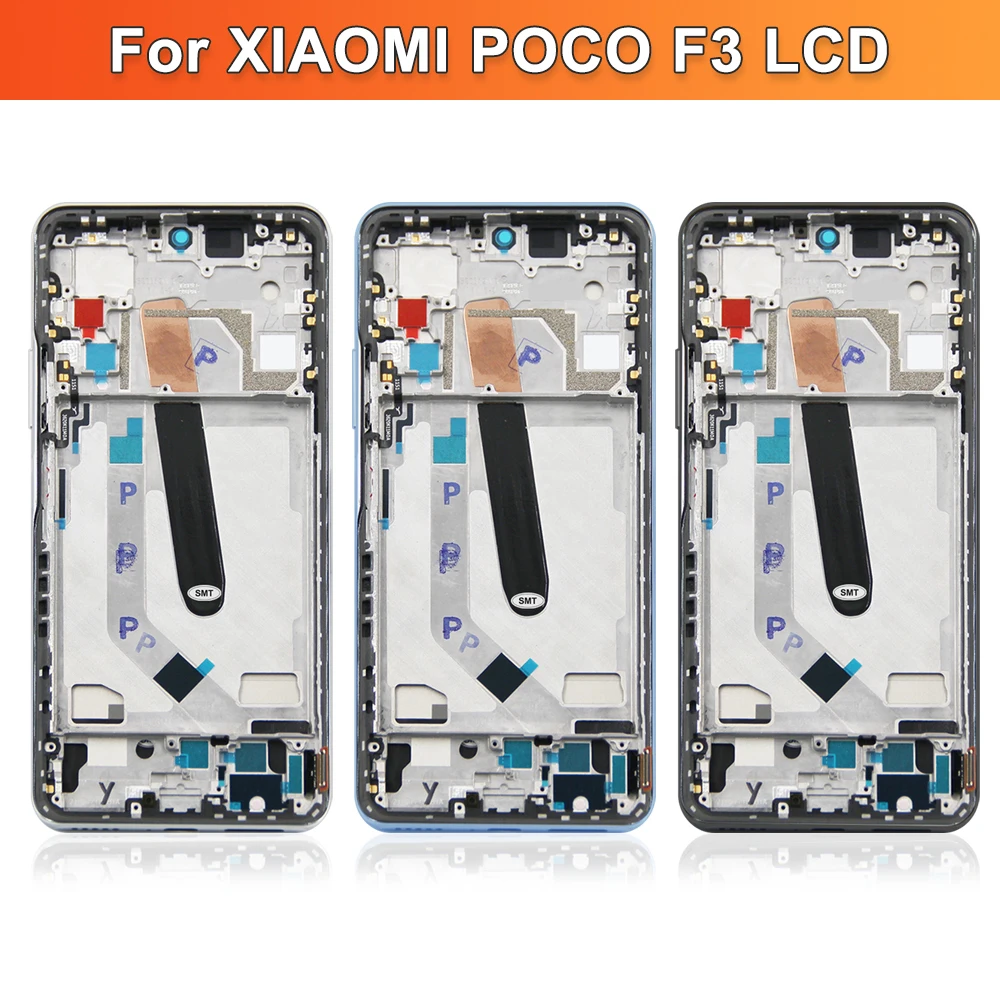 POCO F3 液晶パネル Amoled 120hz 120HZ Amoled For POCO F3 M2012K11AG LCD Display Touch Screen