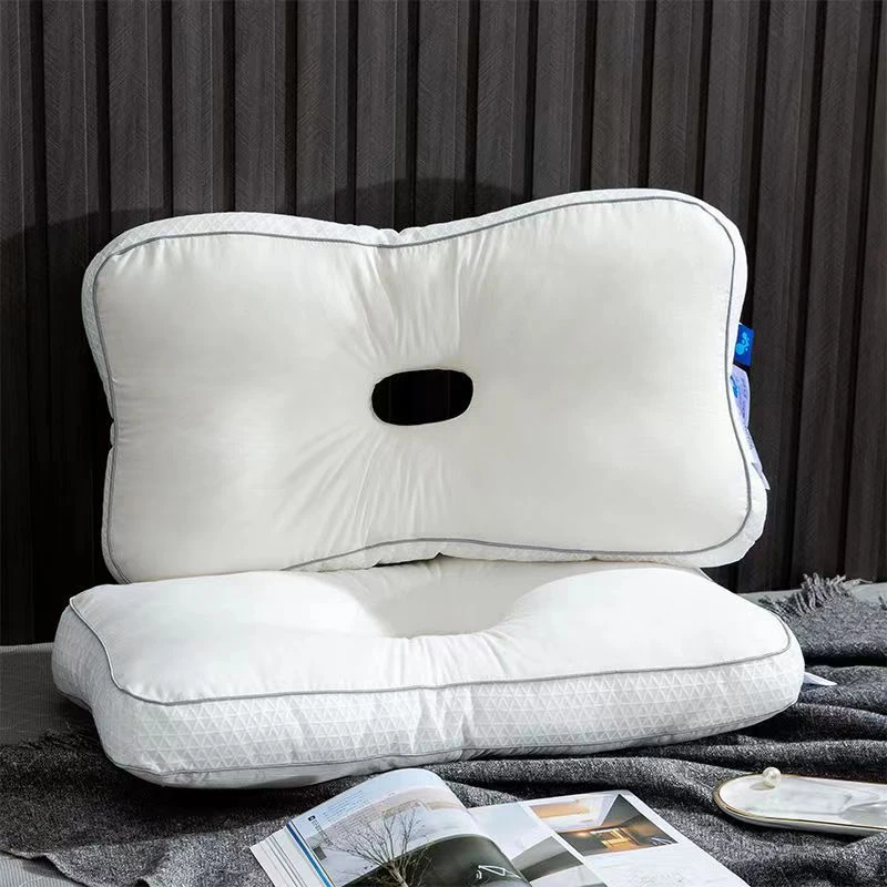 Side Sleep Pillow Ear Hole Pillow Cotton With Hole For Ear Help Sleep