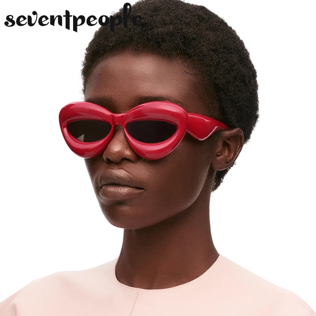 Gafas de sol Punk irregulares para hombres y mujeres, anteojos de ojo de  gato, moda para fiesta, ropa de calle, sombras UV400, personalidad única