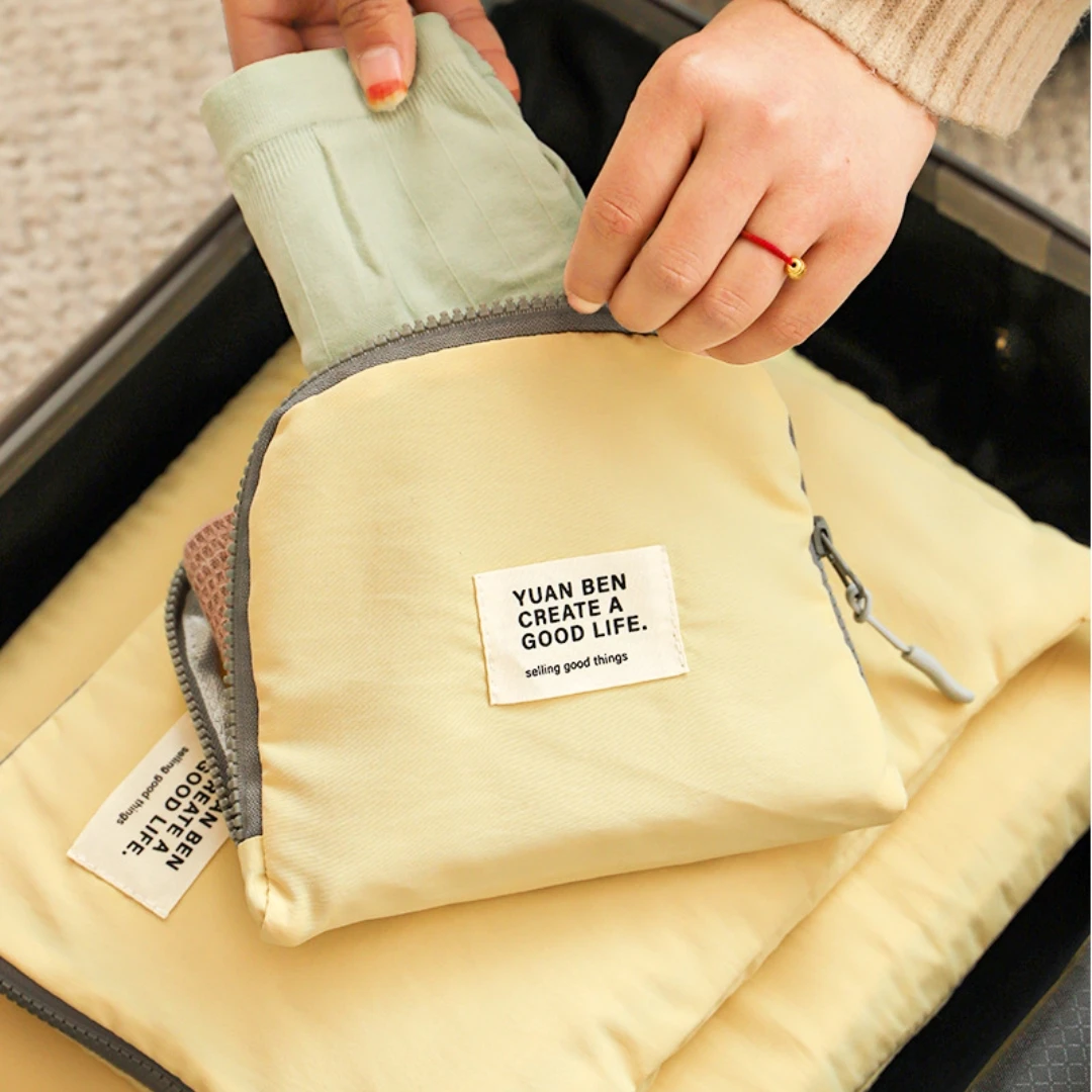 Enhanced Travel Compression Packing Cubes - Efficient Luggage and Backpack Organizing Solution