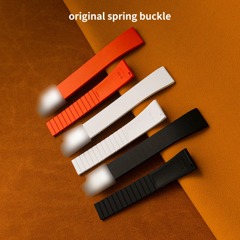 Watch Class Fluororubber Silicone Watch  Strap