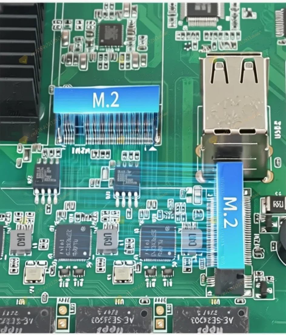 N6005 Industrial Motherboard NAS Motherboards 4 Cores 4 Threads Low Power Proces