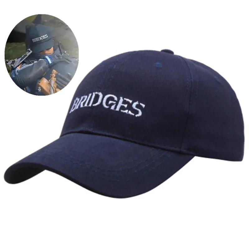 Baseball Hat Game Death Stranding Sam Bridges Embroidery Baseball Caps Baseball Hat Cosplay Hat