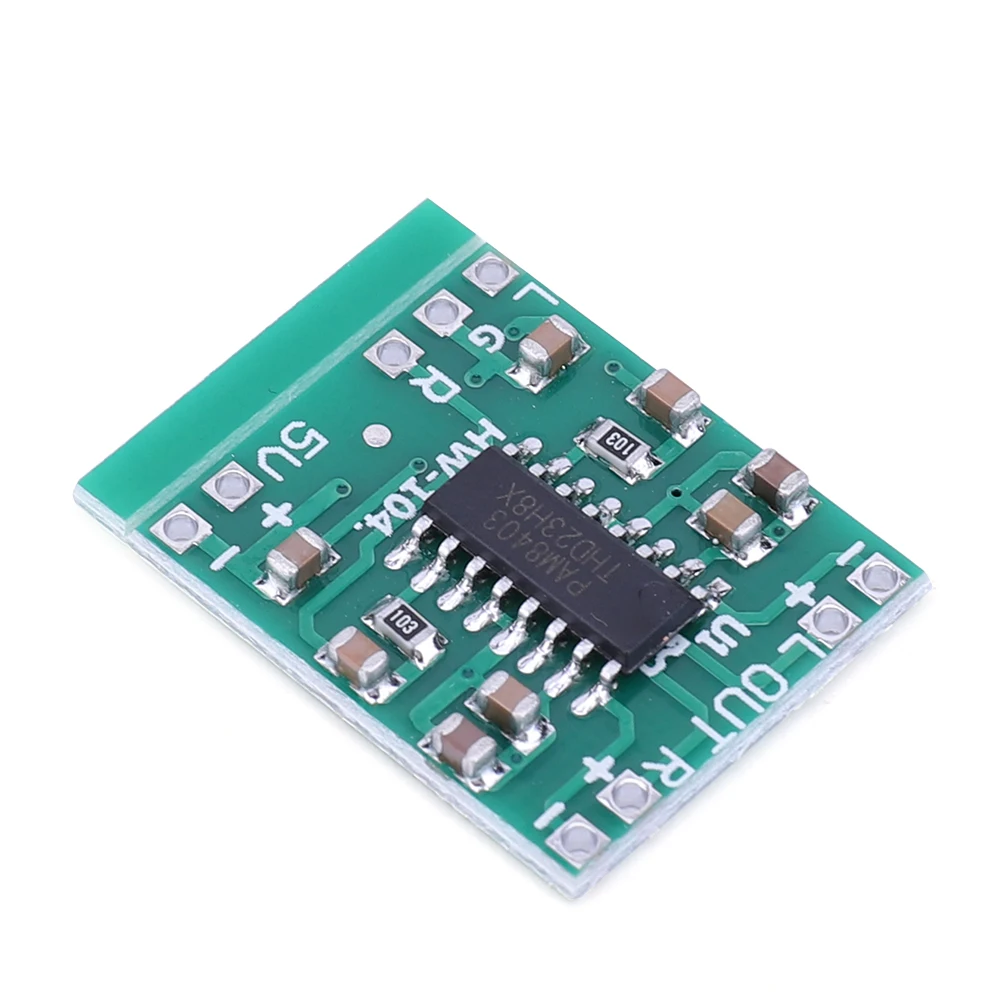 Audio Amplifier Board Audio Speaker PAM8403 Module 2*3W Super Mini Digital Amplifier Board DC2.5-5.5V Power Supply