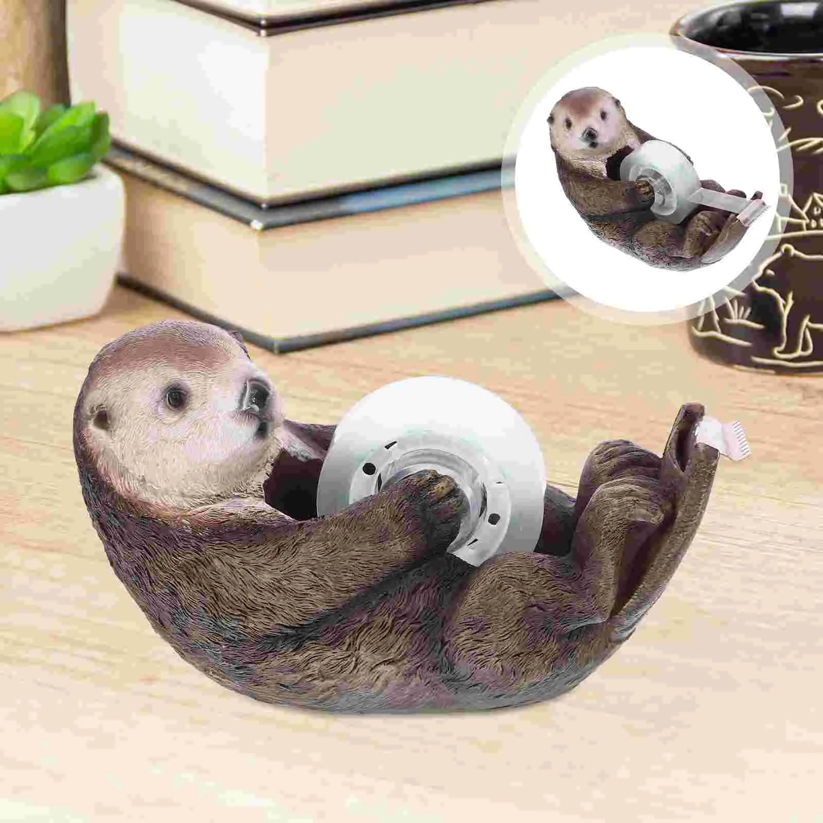 

Диспенсер для ленты, нескользящий держатель для резака ленты в виде милых животных, диспенсер для ленты, инструмент для резки ленты, товары для дома и офиса