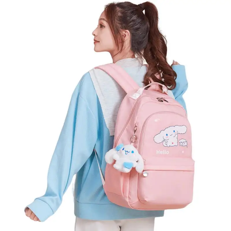 

Sanrio My Melody Cinnamoroll Kuromi Kid Schoolbag Large Capacity Burden-Reducing Spine Protector Primary School Student Backpack