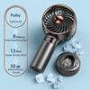 Hand Fan 2024 New Handheld Mini Fan USB 5000mAh Rechargeable Mini Portable Small Pocket Fan Data Display 1