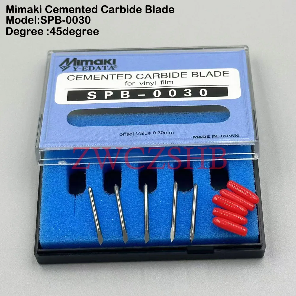 5PCS Mimaki Cutting SPB-0030 Blade Knife 45 Degree Cemented
