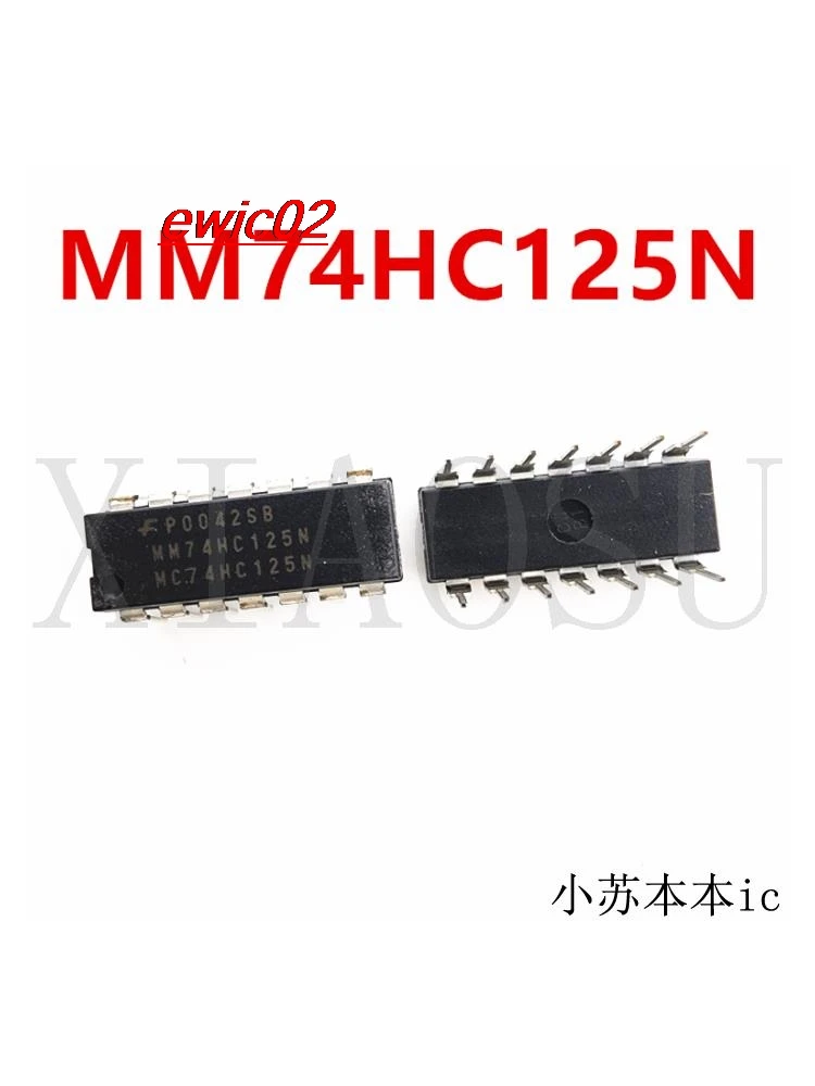 

5 шт., Оригинальные запасные чипы MM74HC125N DIP-14