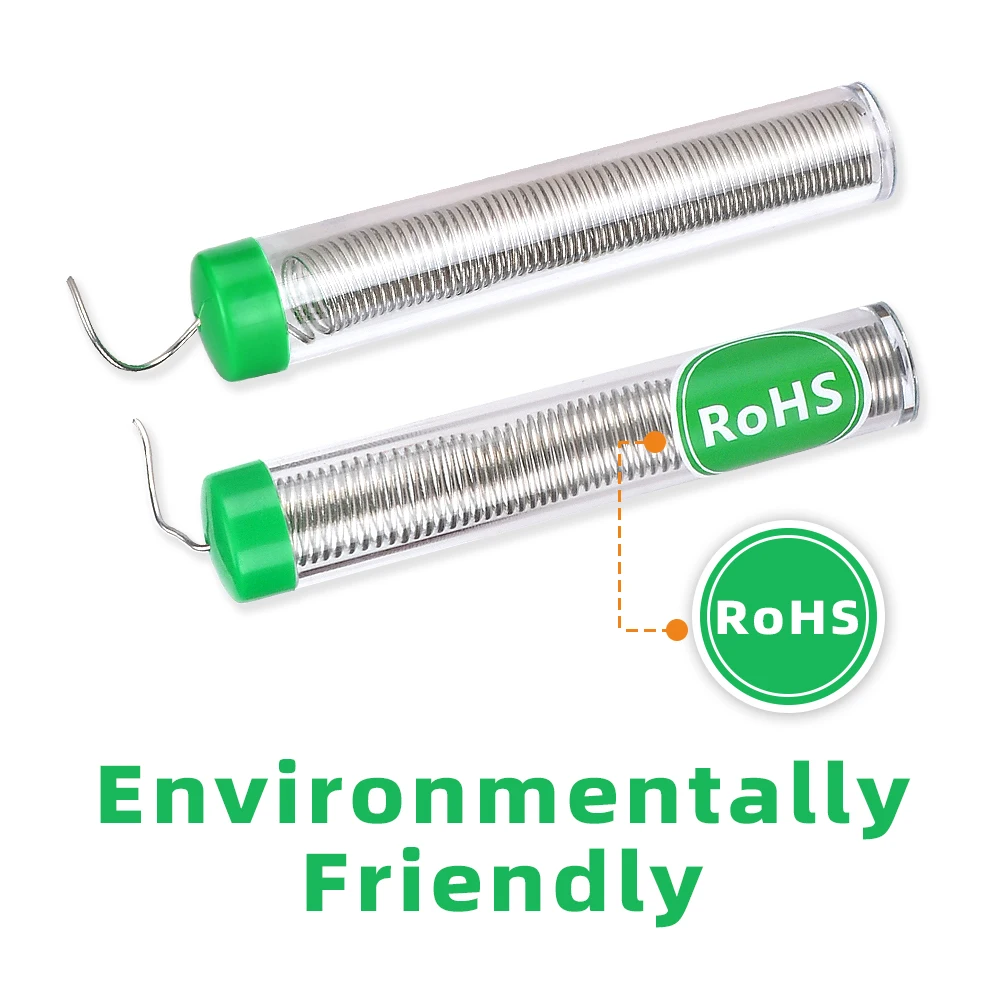 Soldering Wire Lead Free Solder Wire 10G 0.8/1.0mm Tin Pen Portable Rosin Core Solder Welding Soldering Iron Repair Toolds