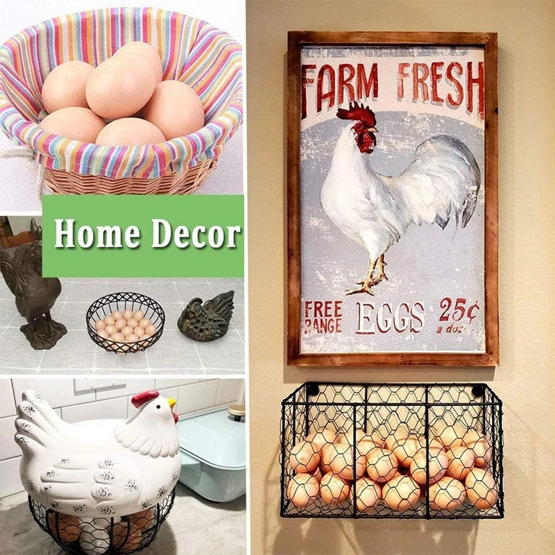 20/10Pcs Plastic Fake Eggs Kids Easter Party Gift Toys DIY Painting Craft Home Decoration Hen Hatching Nest Eggs Basket Filler