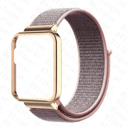High-Quality Nylon Bracelets with Metal Protective Bumper and Correa Band for Redmi Watch 3 (6)
