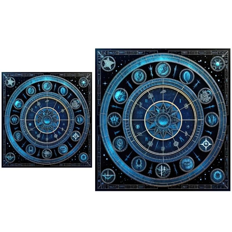 

Square Flannelette Tarot Altar Cloth Board Game Pad Astrological Oracles Pad Table Cover Card Mat Divinations Tablecloth