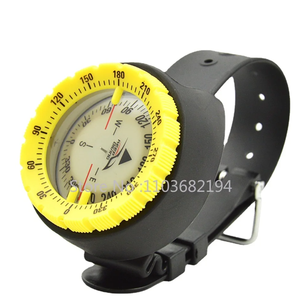 

Strong Magnetic 50 M Watch Balanced Waterproof Compass Underwater Luminous North Needle Scuba Diving Compass Cp991b