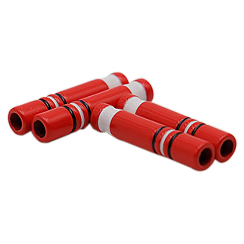 100pcs Wholesale Weiou Lace Accessories Red Metal Aglets 25*5MM Sneaker Canvas String Tips Soccer Skating Basketball Tape Heads