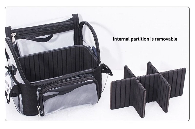 Makeup Case Professional Makeup Bag For Artist Cosmetic Brush Storage Holder Organizer Travel Portable With Adjustable Dividers