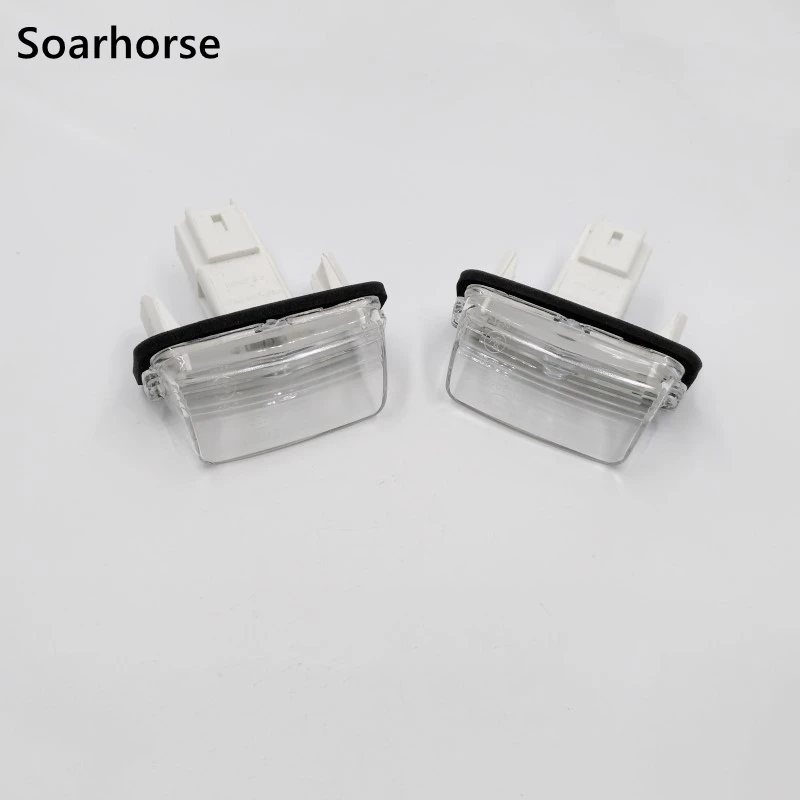 Soarhorse Rear License Number Plate Lights For Peugeot 206 207 306 307 308 406 407 5008  Citroen C3 C4 C5