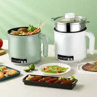 1.7L Electric Multicooker Non-stick Rice cooker Noodles boiler Food Steamer Hotpot Smart 600W fast heating Automatic Reservation 1