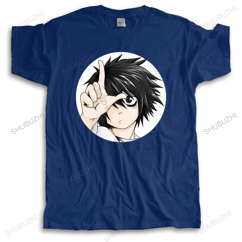 

Fashion Death Note L Loser Anime Manga Unisex T-Shirt Tee ALL SIZES Funny Casual Brand shubuzhi Clothing High Quality Top