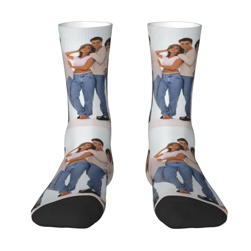 

Fashion men's funny TV show Friends dress socks unisex warm comfortable 3D printing crew socks