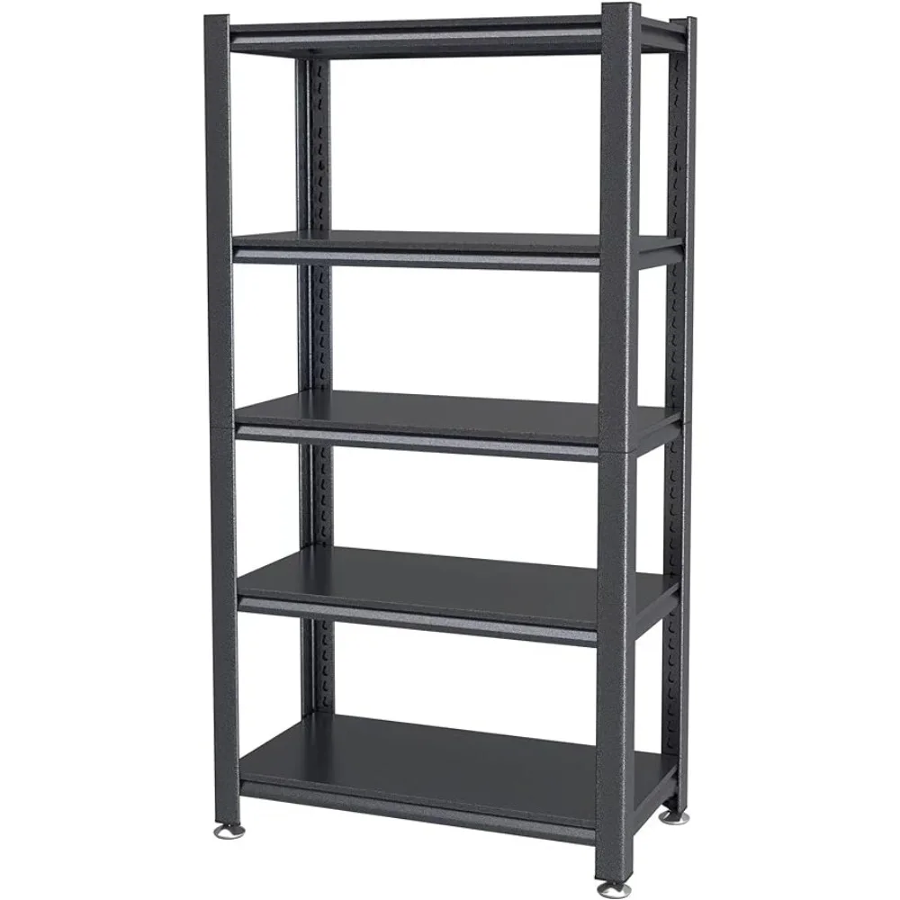 

Lauxery 5 Tier Storage Shelves Garage Shelf Storage, Adjustable Shelving Storage Unit for Kitchen Bathroom Warehouse Pantry