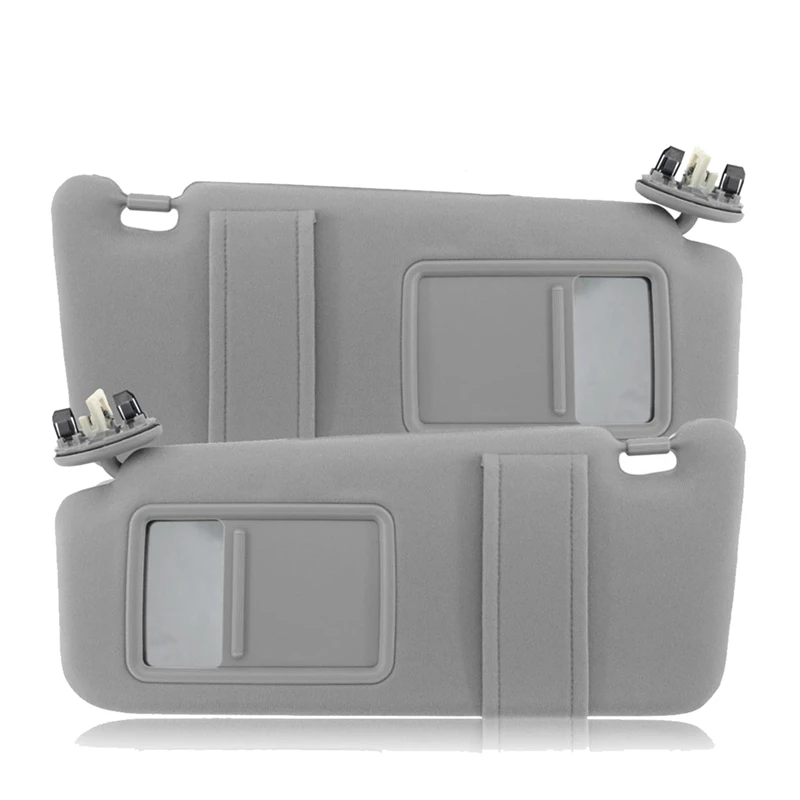 

Gray Car Sun Visor Shade Pair Left & Right Side Parts For Toyota Camry 2007-2011 With Sunroof And Lights